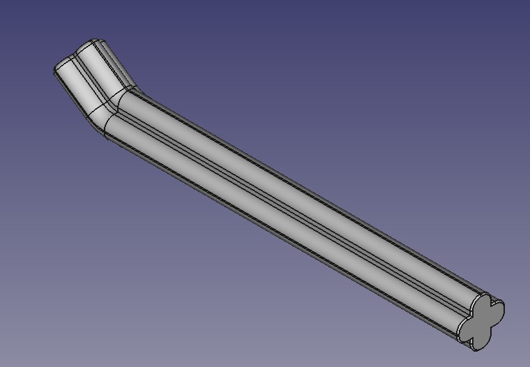 Spare support leg for Rummikub tile board