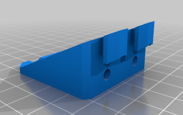 Ender 3 / Pro / V2 Z axis motor mount - T Nut cutouts
