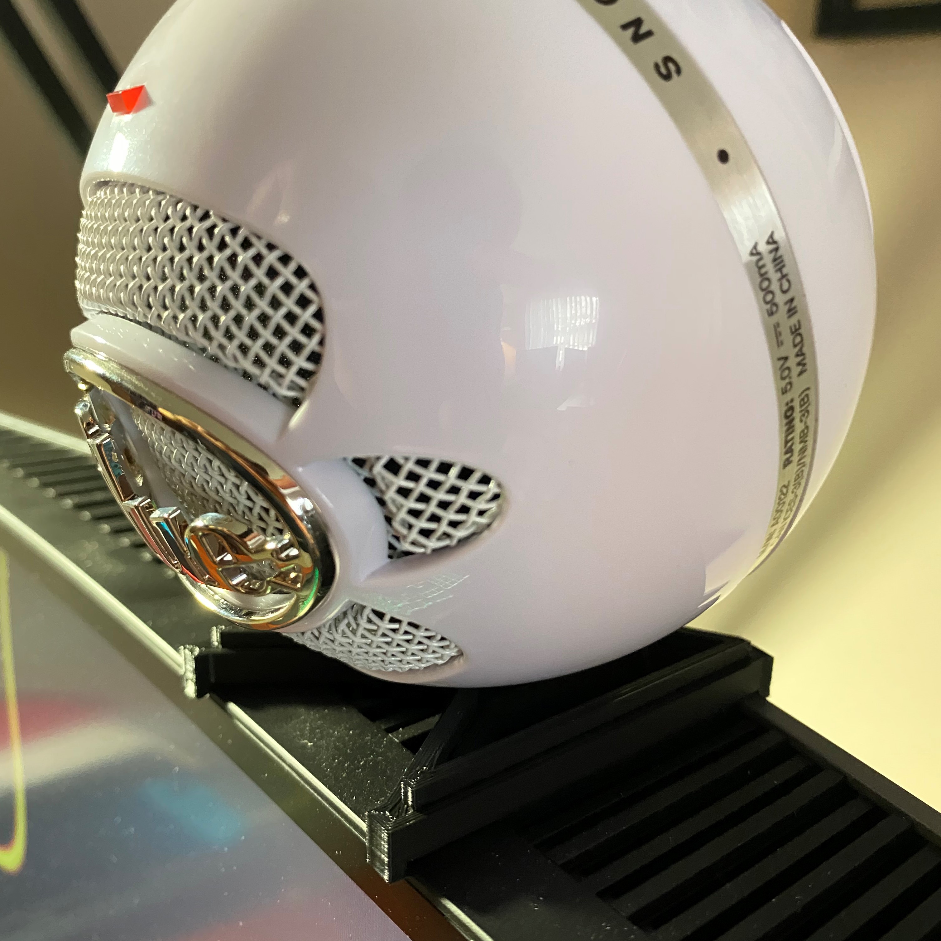 Blue Snowball Mount for Alienware AW3418DW
