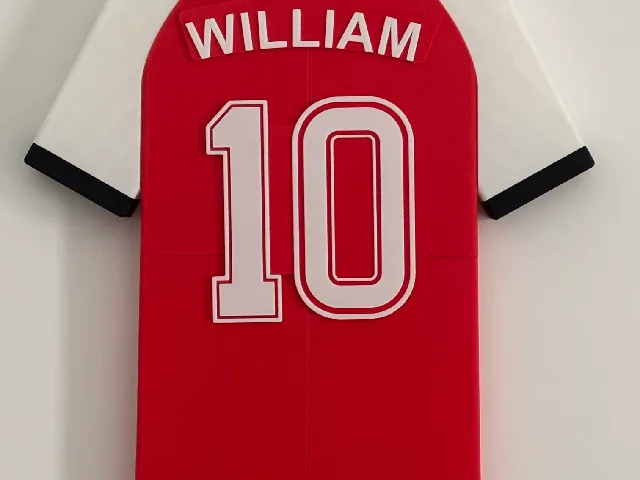 Multicoloured Football Shirt Door/Wall Decoration - No AMS