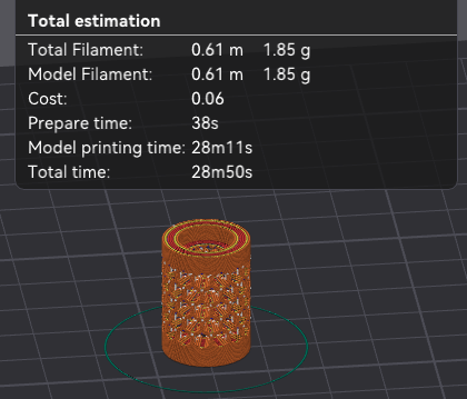Cool little print bed spacer