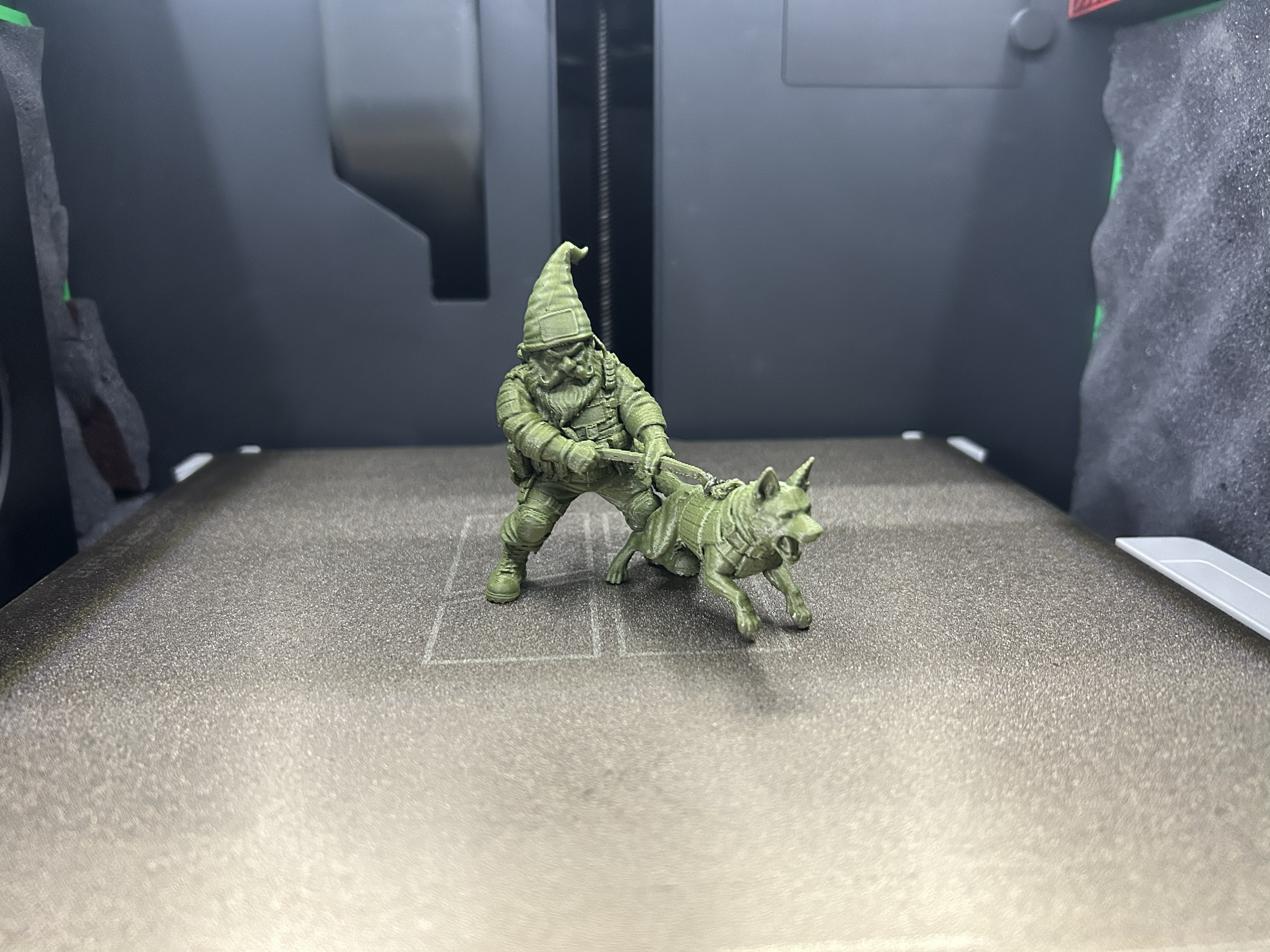 Tactical K9 Attack Gnome