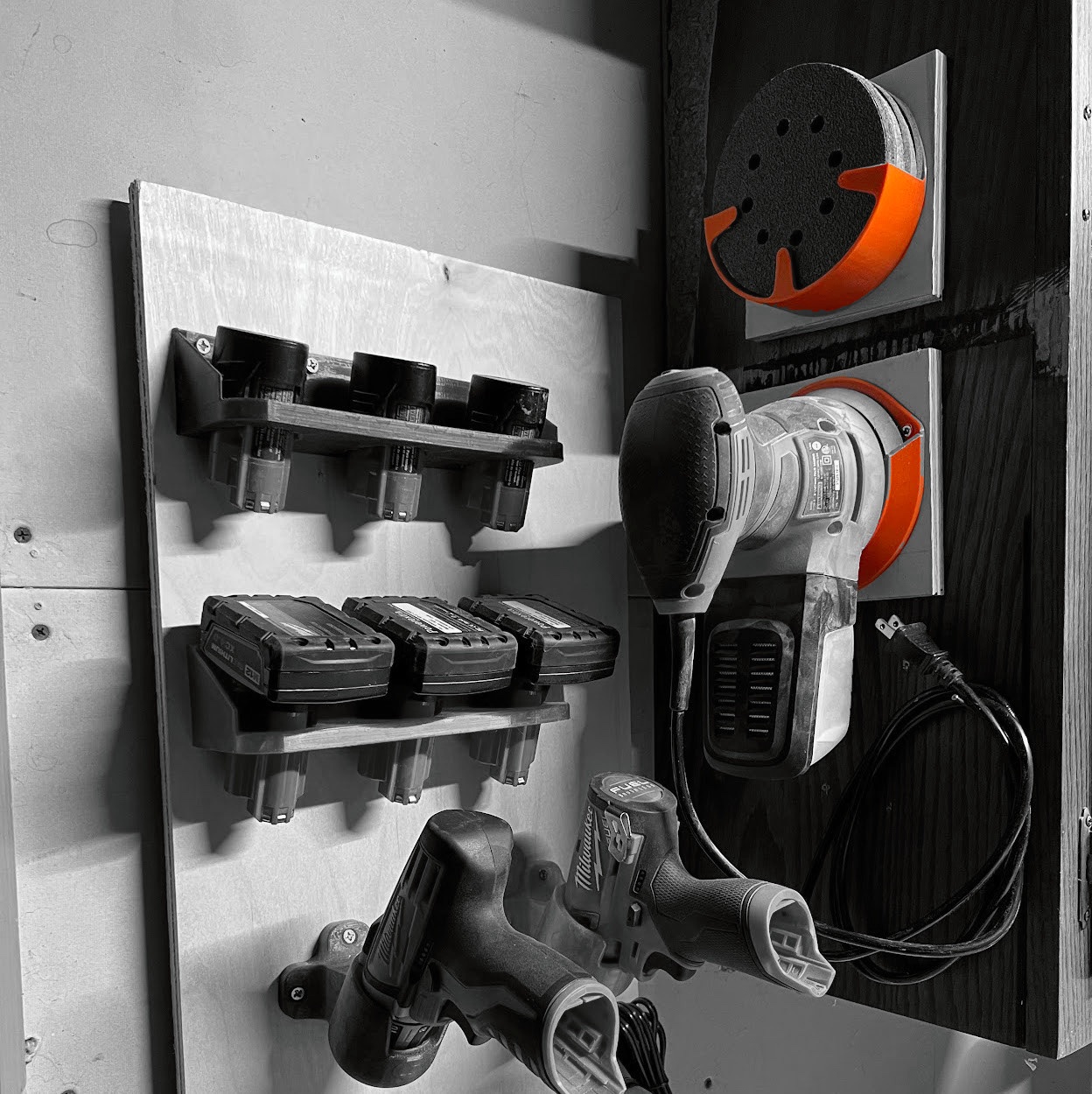 5 inch Disc Sander Wall Mount Plus Disc Paper Holder