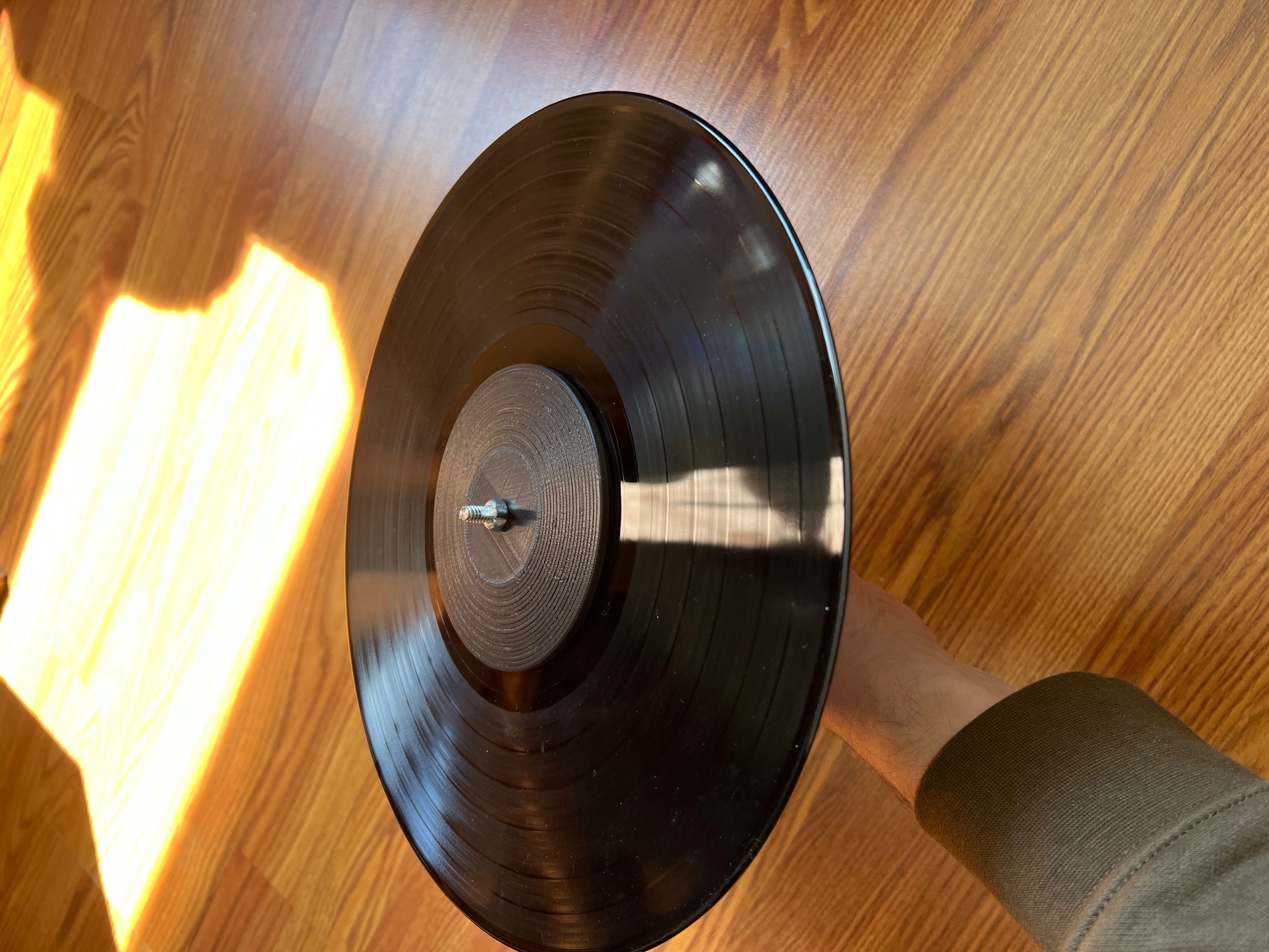 Vinyl Record Holder/Handle by il_Vendicator Download free STL model