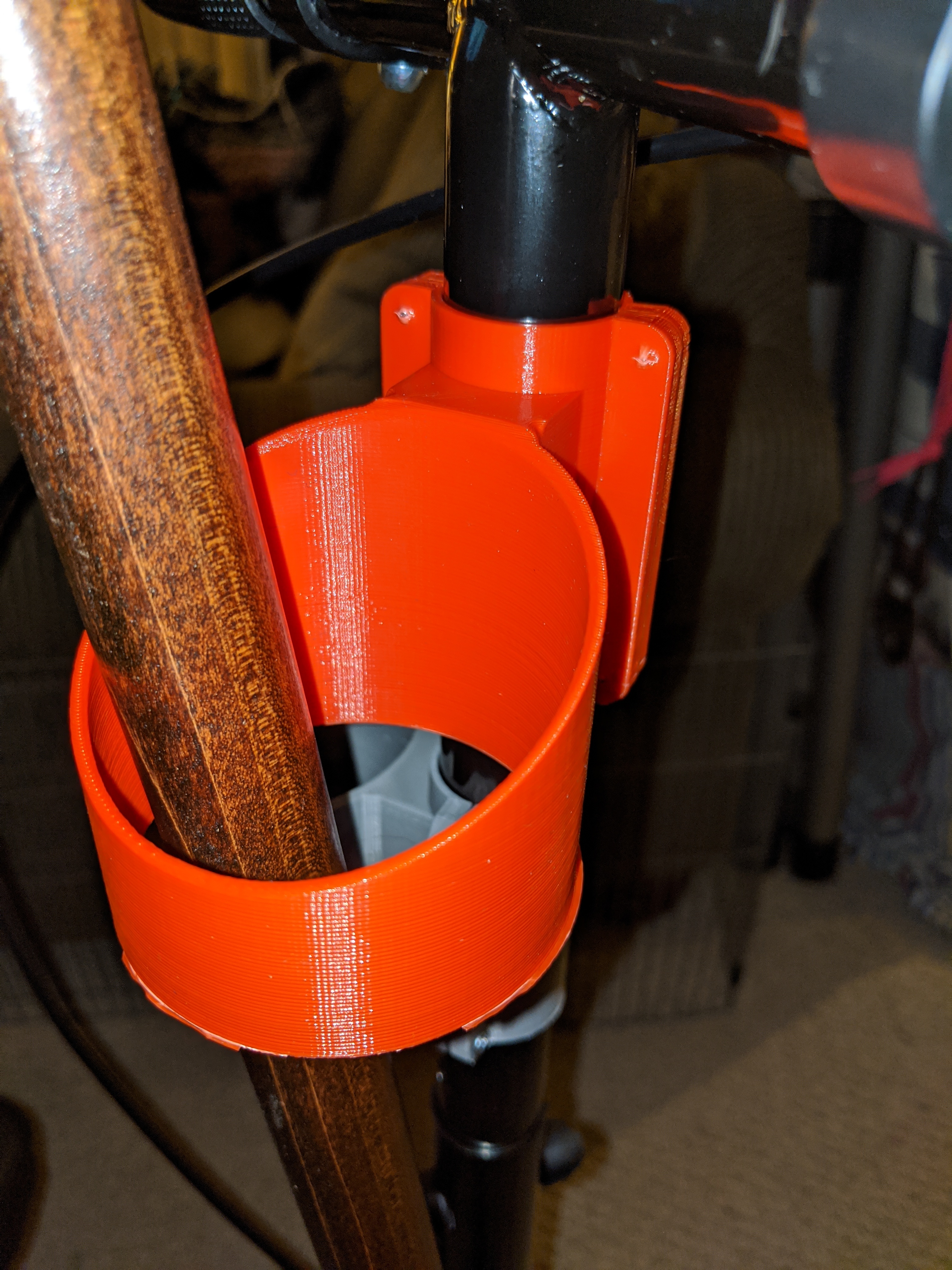 Mobility scooter Cane holder