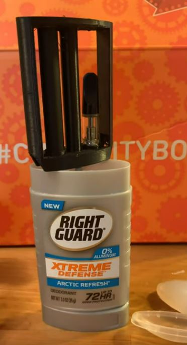 Right Guard Deoderant stash container - Vape battery and cart