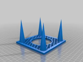 Picnic festival glass holder