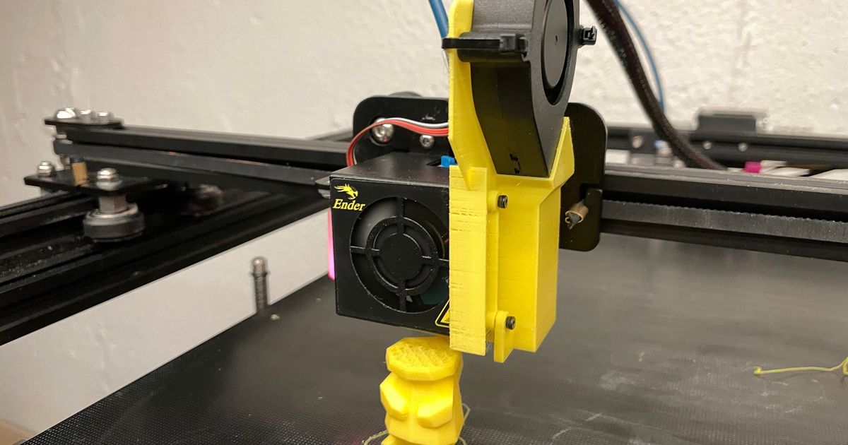 5015 Fan Duct for Ender 5, Ender 5 Plus by scotteTooHottie Download