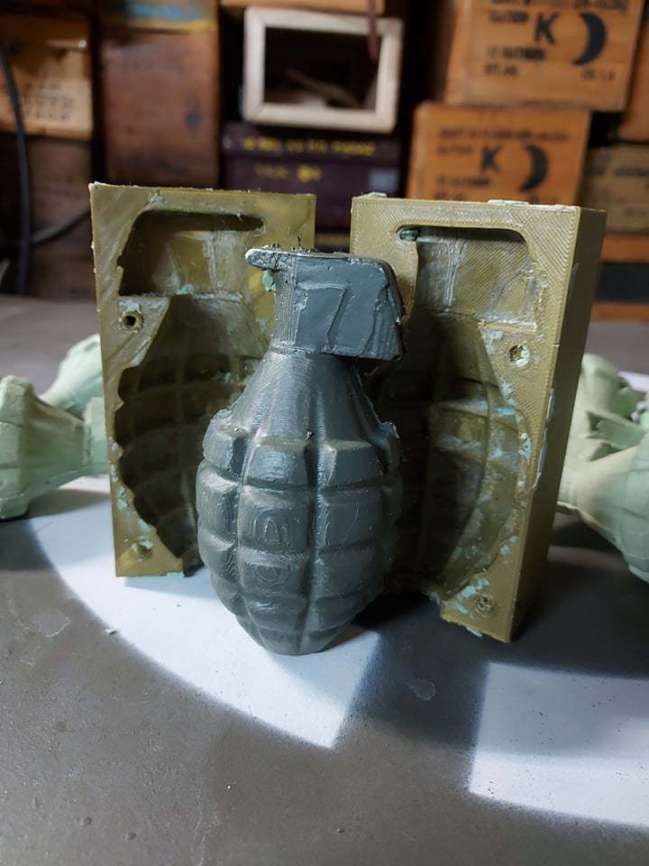 MkII Pineapple Grenade Mold