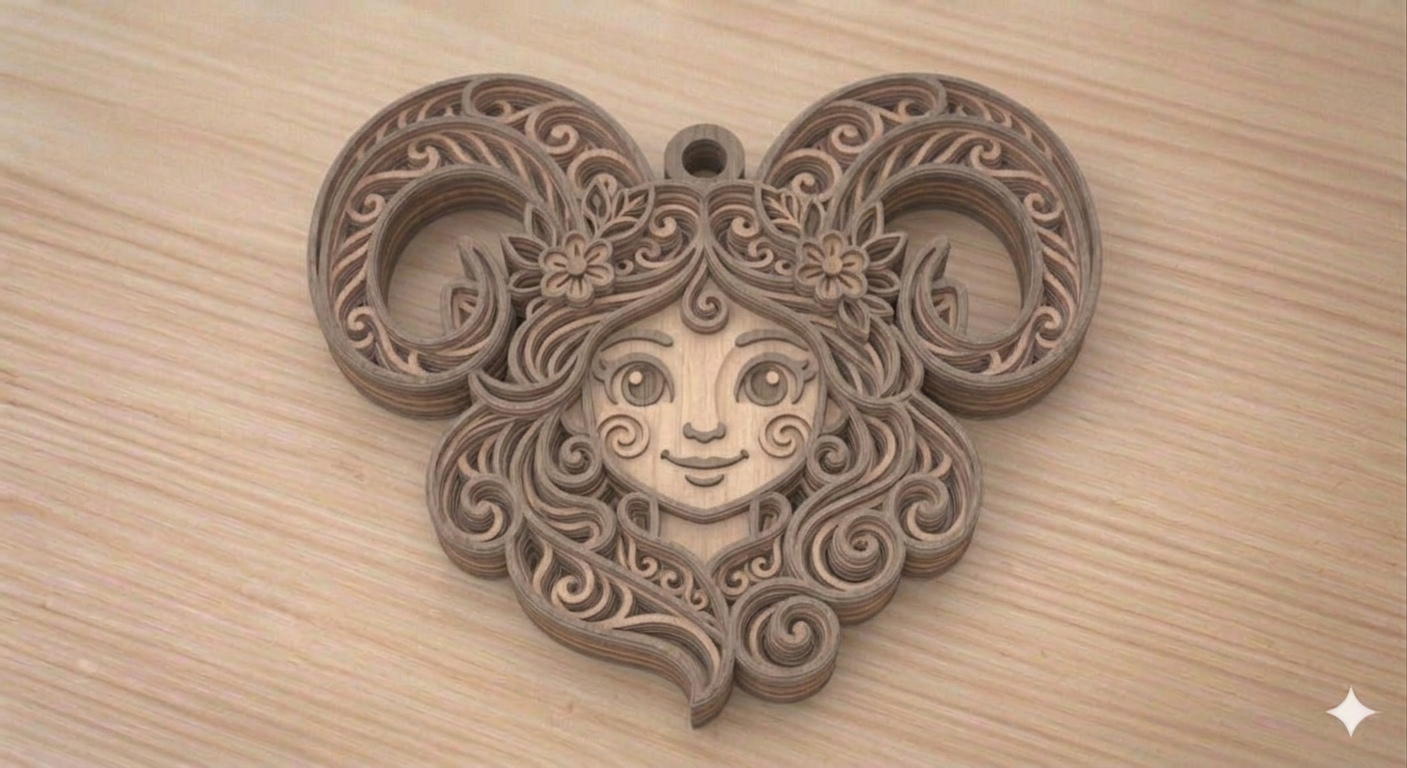 Maiden keychain