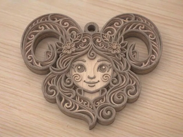Maiden keychain