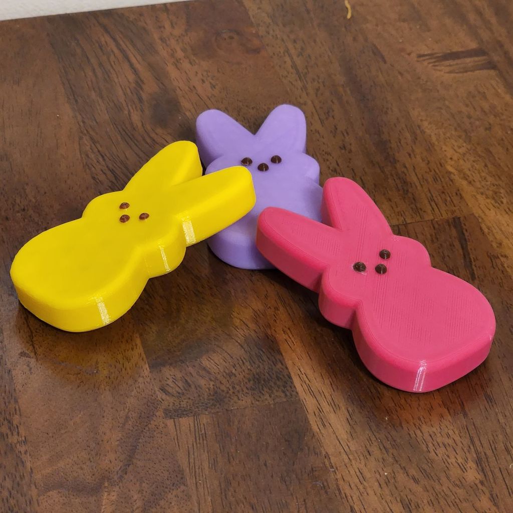 Peeps Bunny by Nutczak | Download free STL model | Printables.com