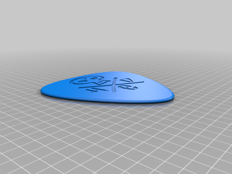 Hed P.E Jumbo Guitar Pick by That1awesomeguy Download free STL model