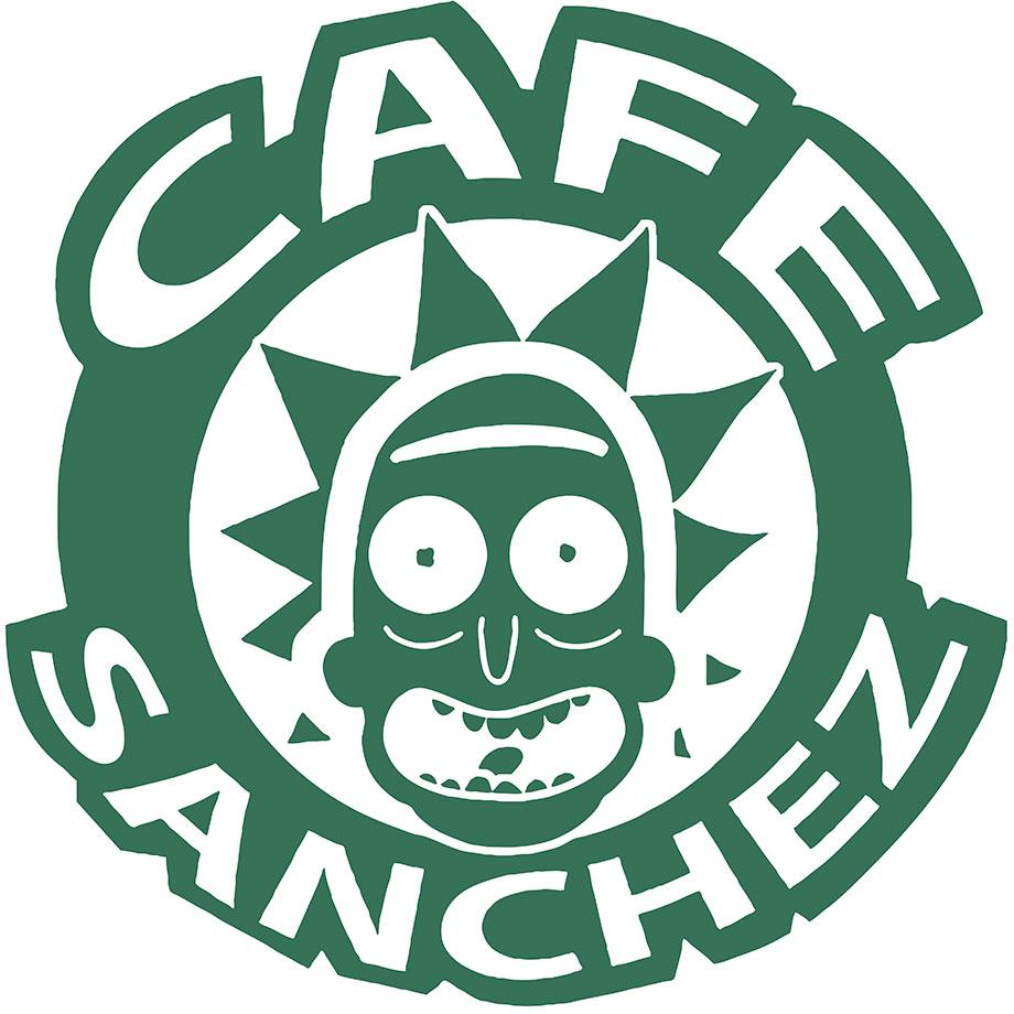 Rick and Morty - Cafe Sanchez logo