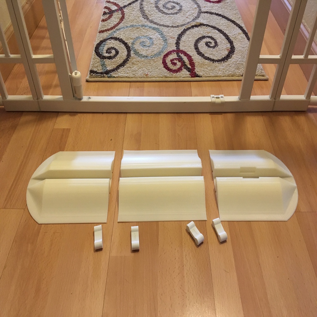 dog (baby) gate, ramp by atypicalengineer808 Download free STL model