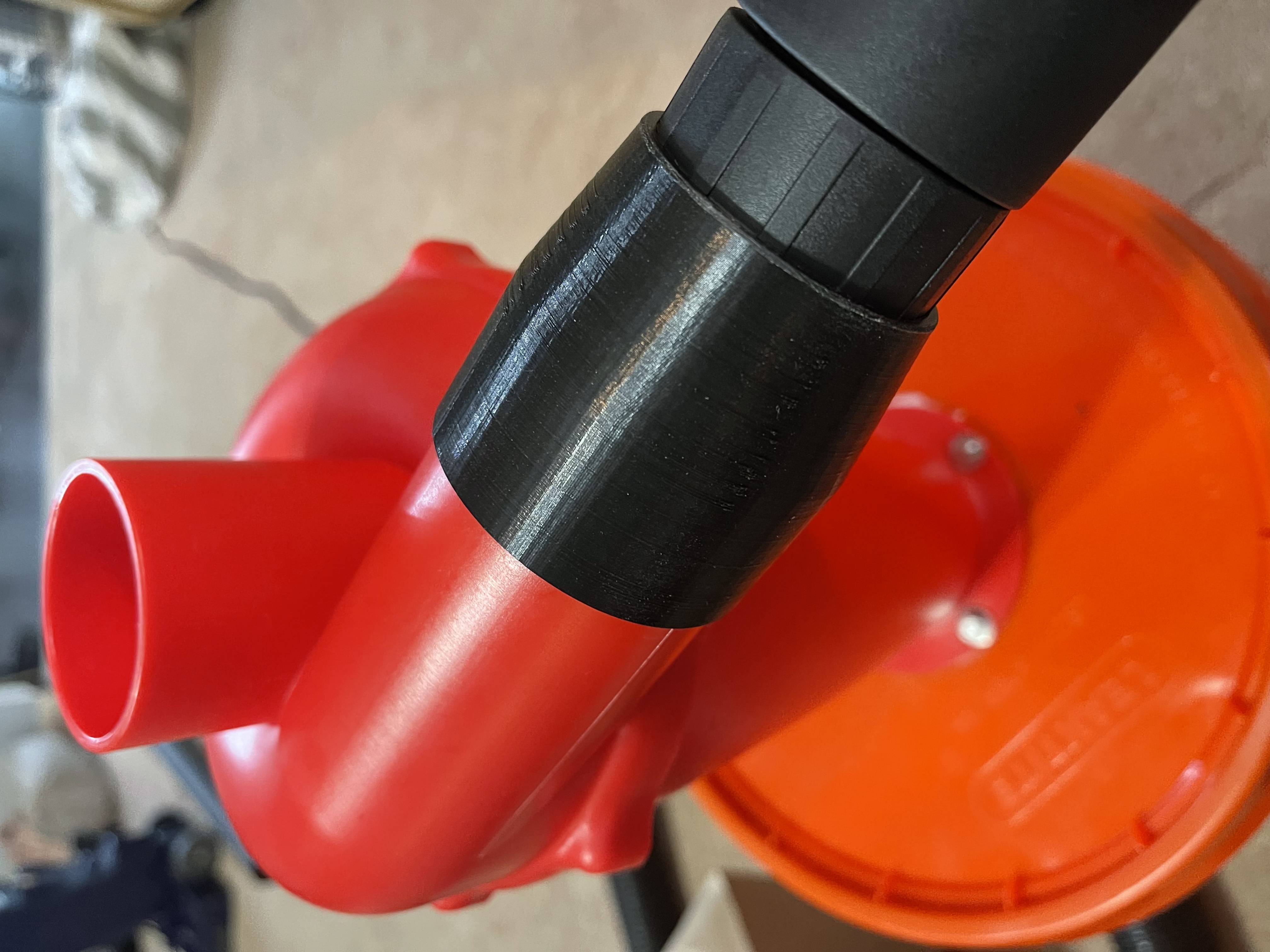 Wen Drywall Sander hose to Bauer (Harbor Freight) Dust Collector