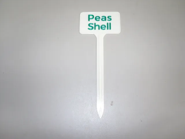 Plant Label Peas Shell