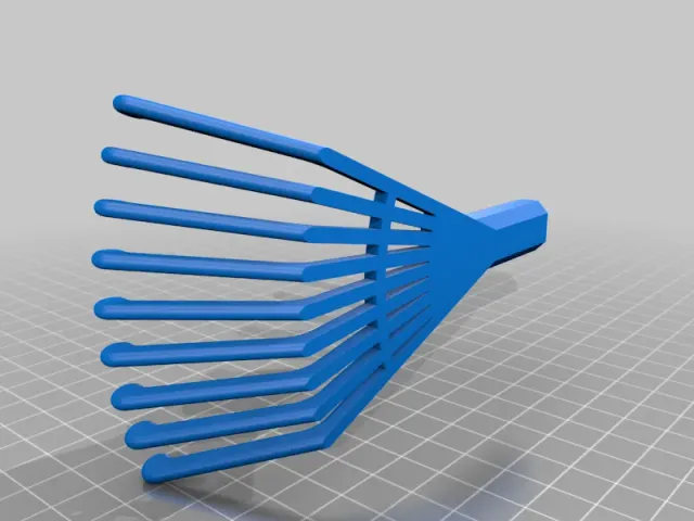 Mini rake (back scratcher) by achkars | Download free STL model ...