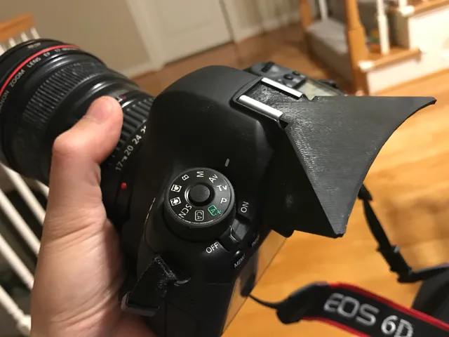 Hot shoe-mounted viewfinder visor