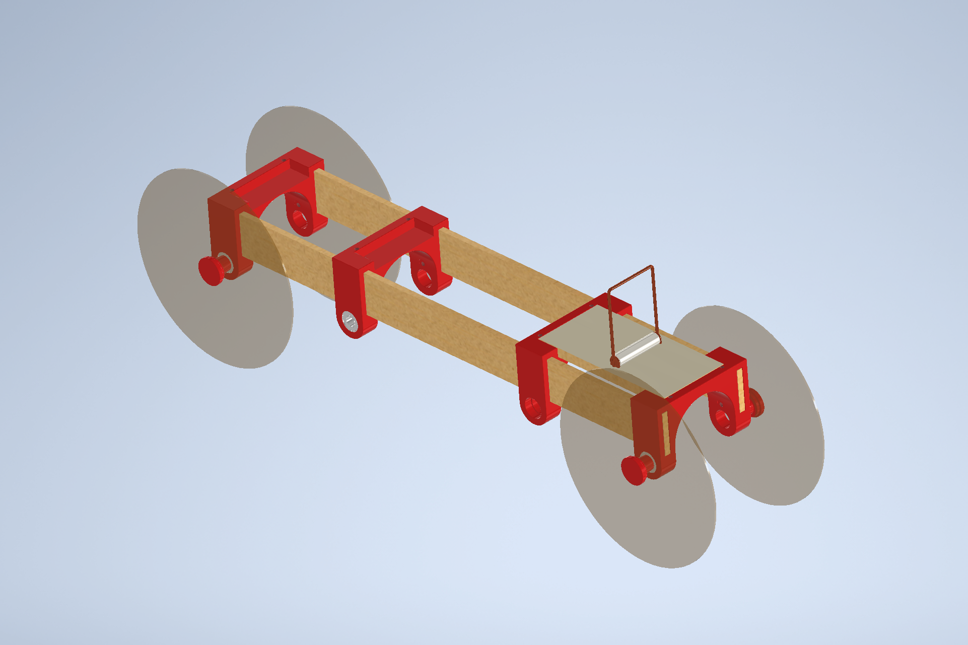 Miniatura 2 do modelo 3D Mousetrap car