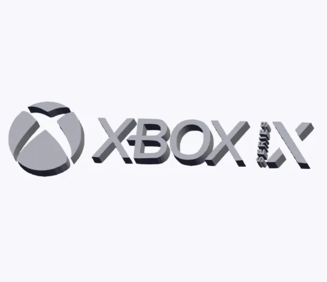 Xbox Series X Logo by SlickStretch, Download free STL model