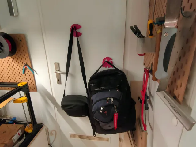 Clothes Hanger to be glued to the wall