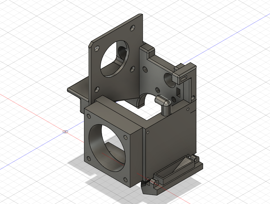 supporti estrusore direct drive V6 by Gammos | Download free STL model ...