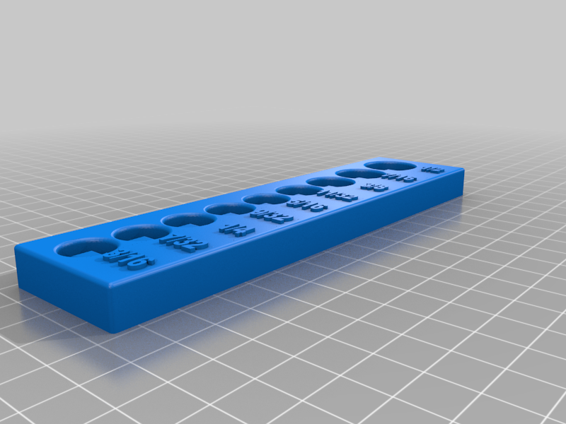 Drawer Organizer for Socket Set by Sluggles | Download free STL model ...