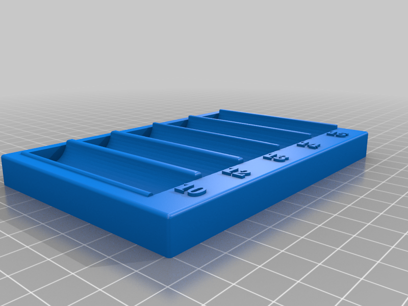 Drawer Organizer for Socket Set by Sluggles | Download free STL model ...
