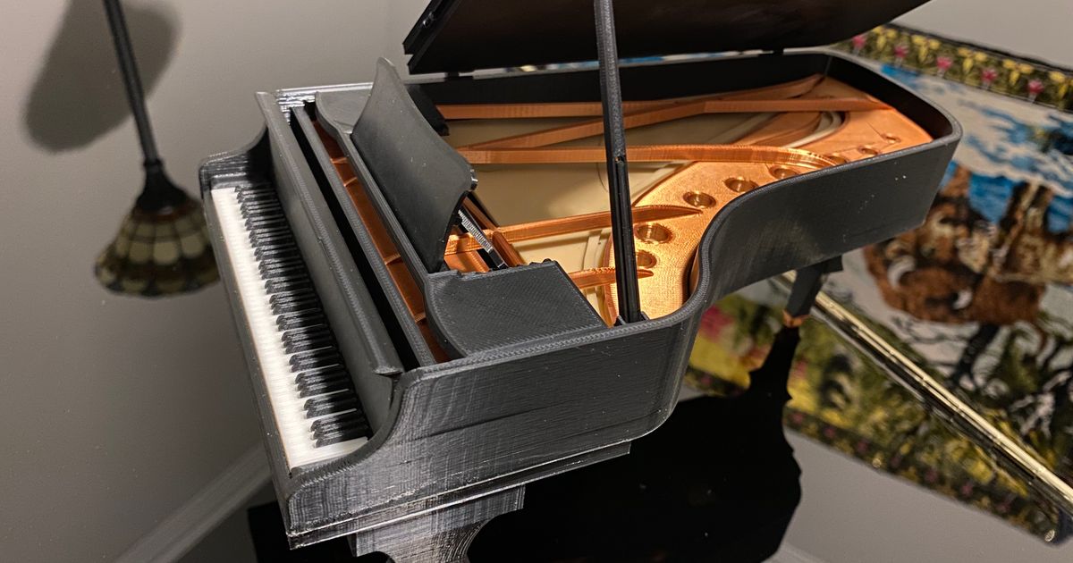 3D Printed Grand Piano 