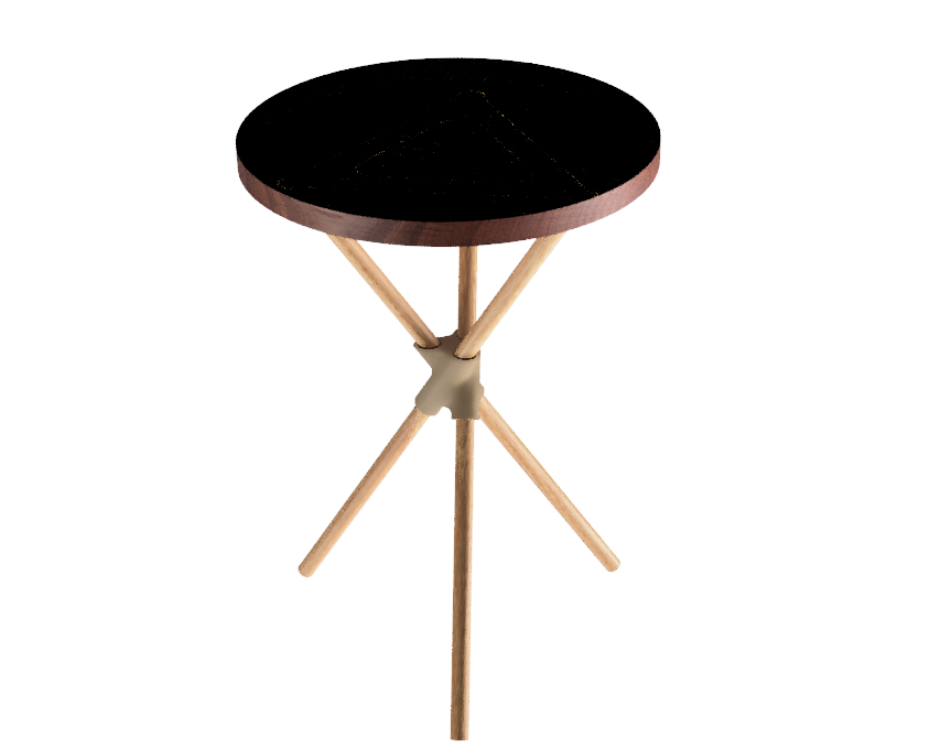 Miniatura 6 do modelo 3D Tripod Coffee Table