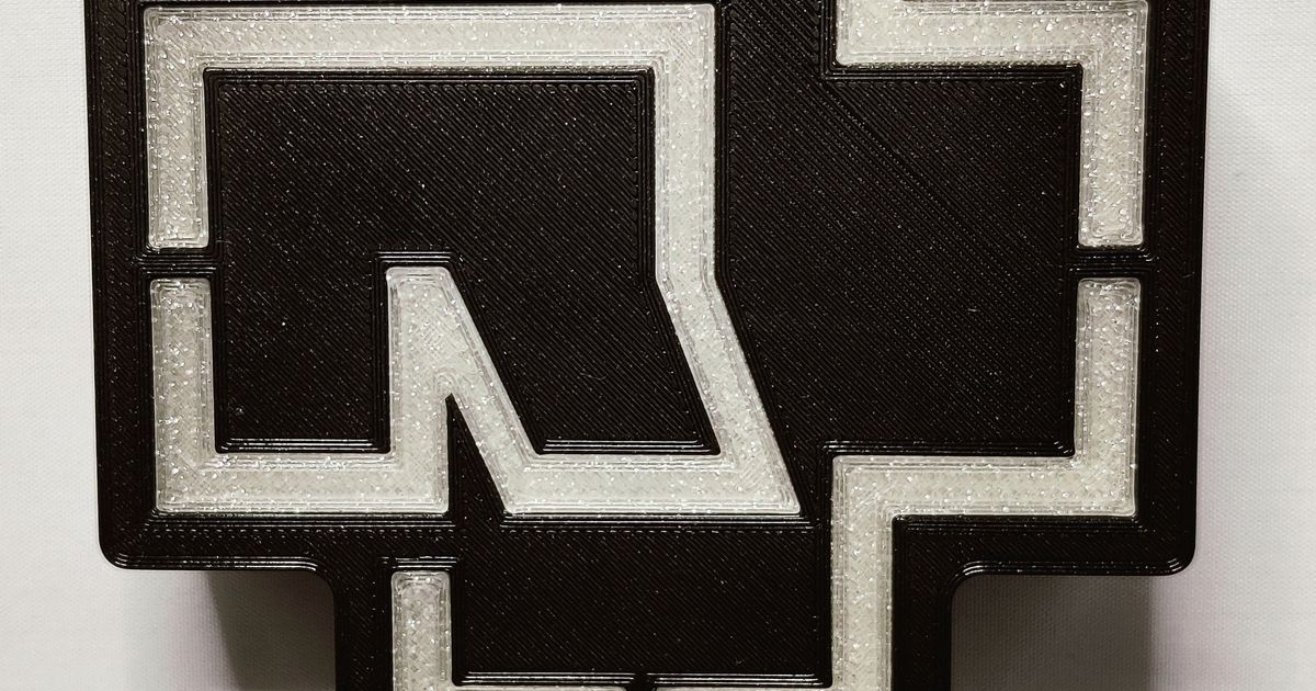 RAMMSTEIN Mini LED LOGO by KVEL | Download free STL model | Printables.com