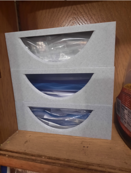 Snack bag holder