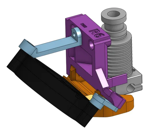 Prusa MK3S+ RHD Fan Shroud Duct revC