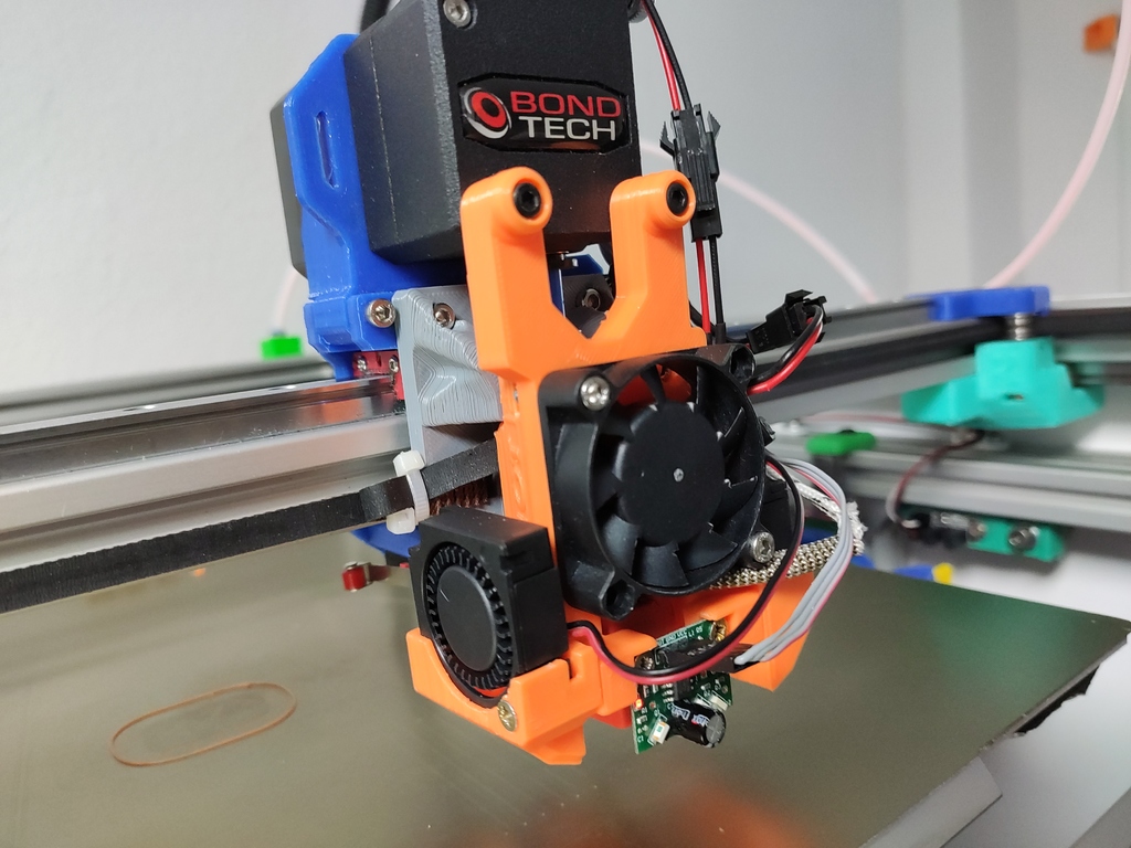 BLV - X Carriage Volcano mini IR Sensor v2 Fan Mount