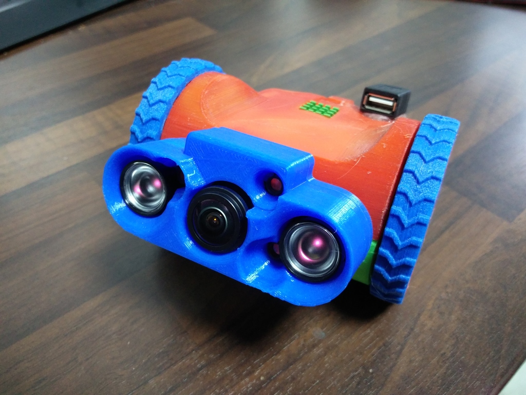 Fisheye camera with IR-CUT mount for ZeroBot Pro - Raspberry FPV Robot 