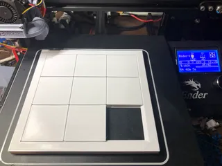 blank 3x3 puzzle - easy print