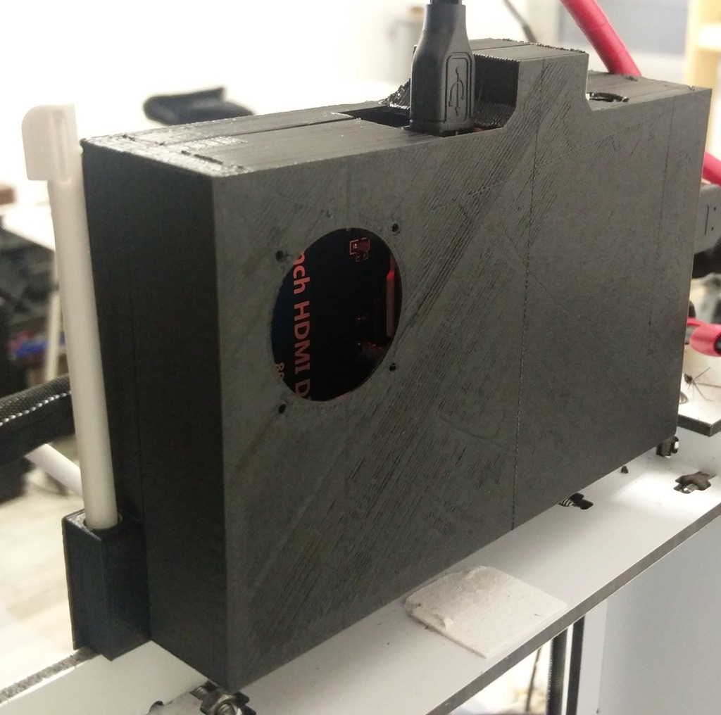 Raspberry Pi 2&3 800x480 5" XPT2046 display case [Version 1] by Xylen ...