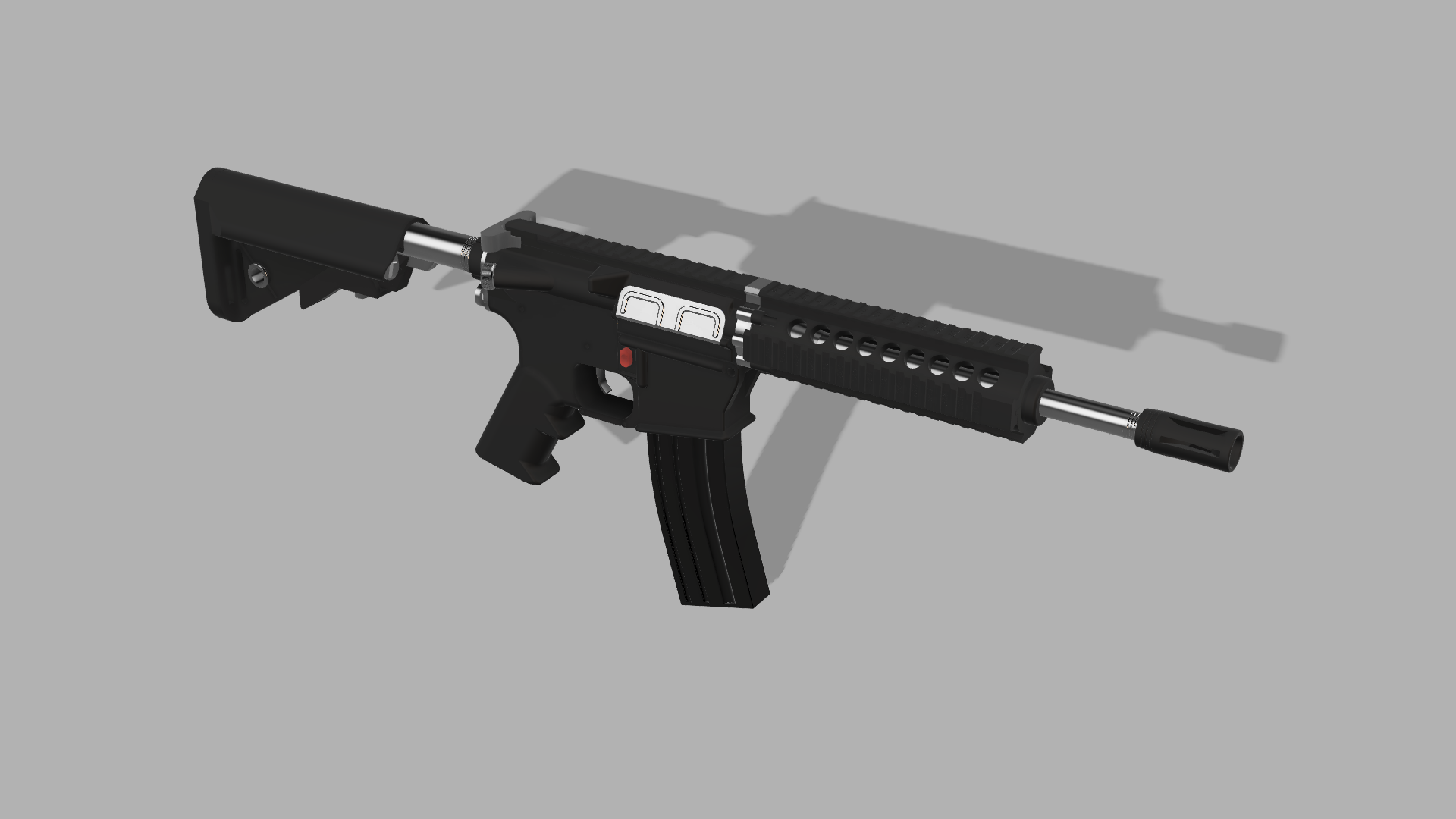 3D file M4A1 M16A4 rifle airsoft EBB GBB 🔫・3D printing design to  download・Cults