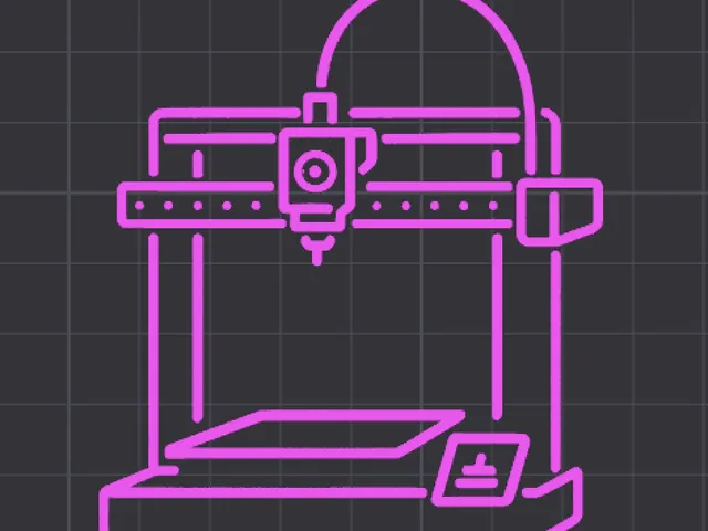 2D 3D Printer Outline