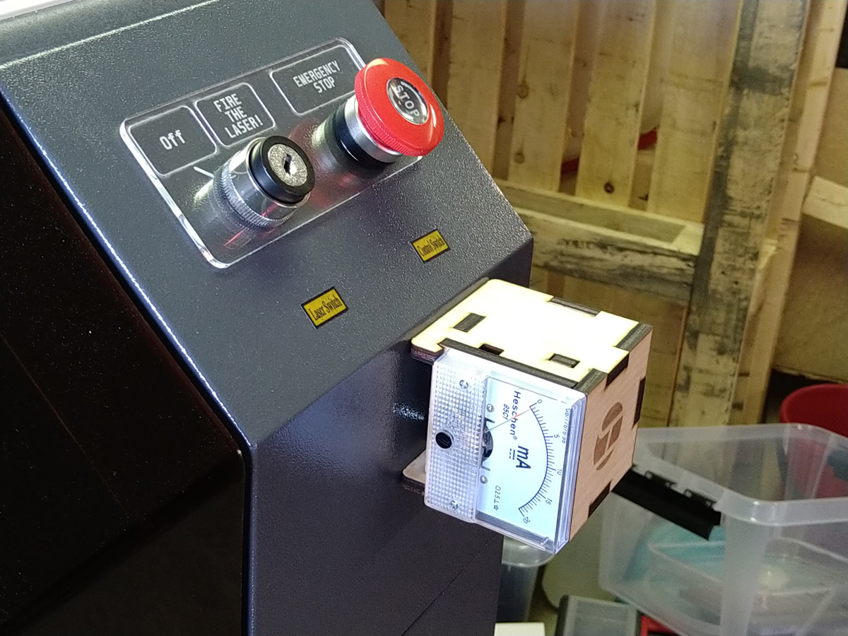 [ Laser Cut ] Milliampere meter (Ammeter) housing for Co2 laser. by ...
