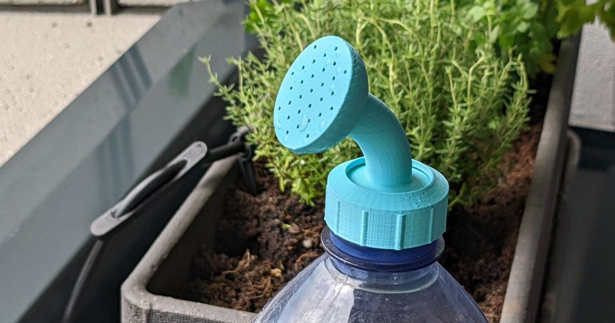 Rettidig heks hale Watering bottle cap by agners | Download free STL model | Printables.com