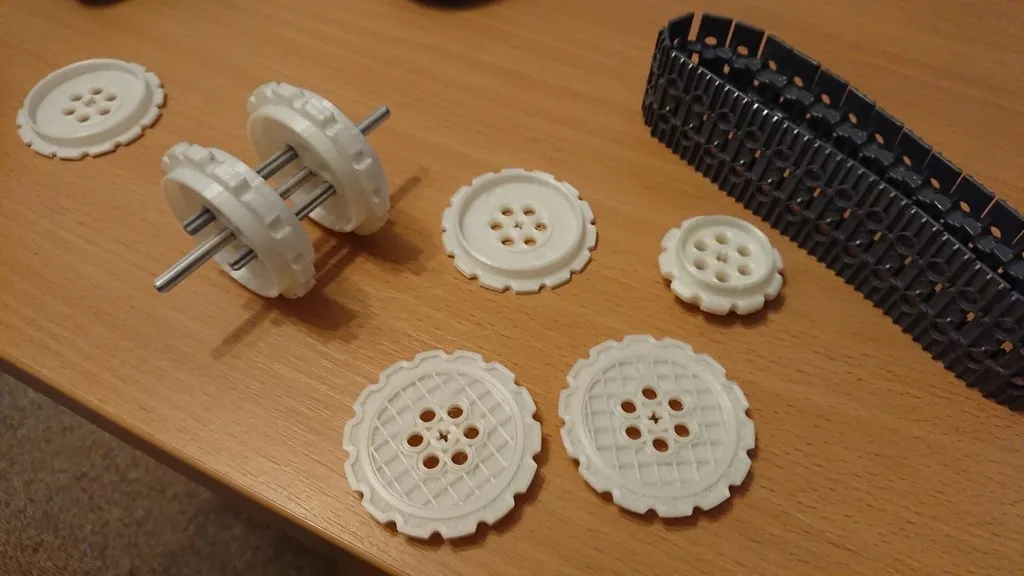 Lego Technic compatible XL track sprocket 14 indents by ralphius