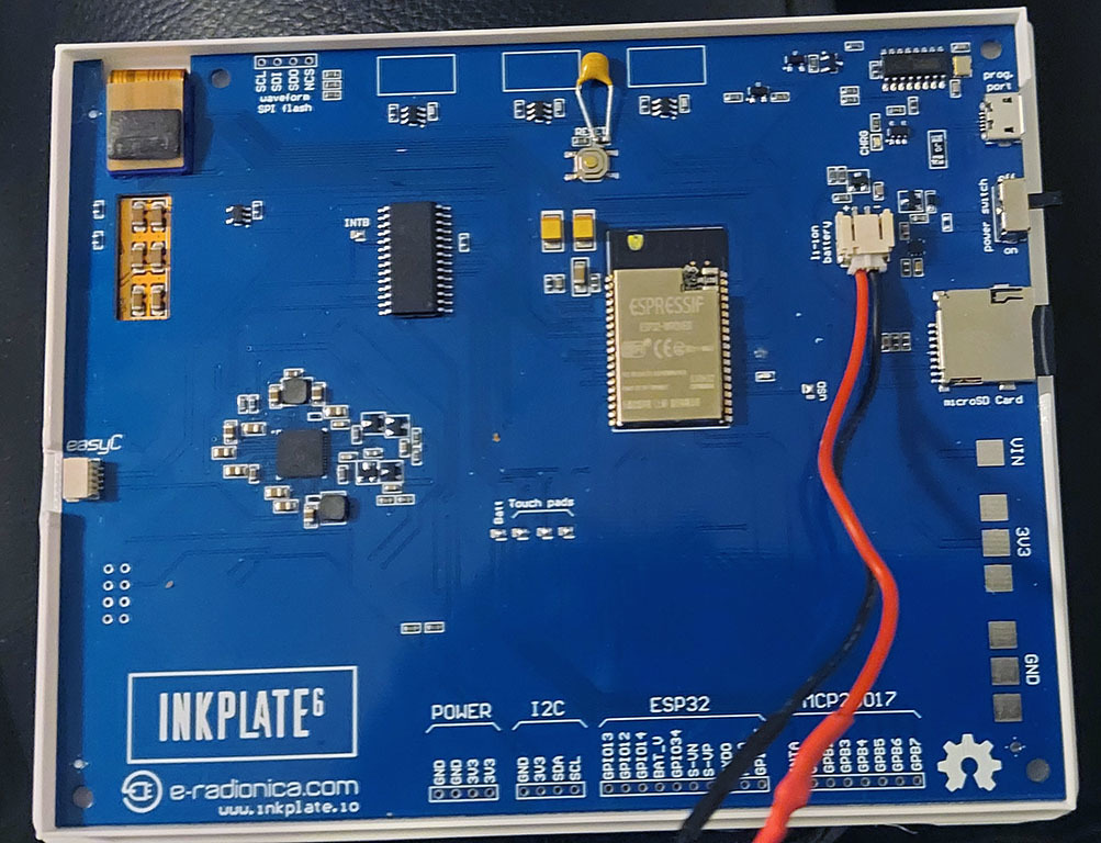 inkplate 6flick micropython - setting up inkplate with... Inkplate 6 inkplate6 opened by PugPotatoBody | Download free STL model ...