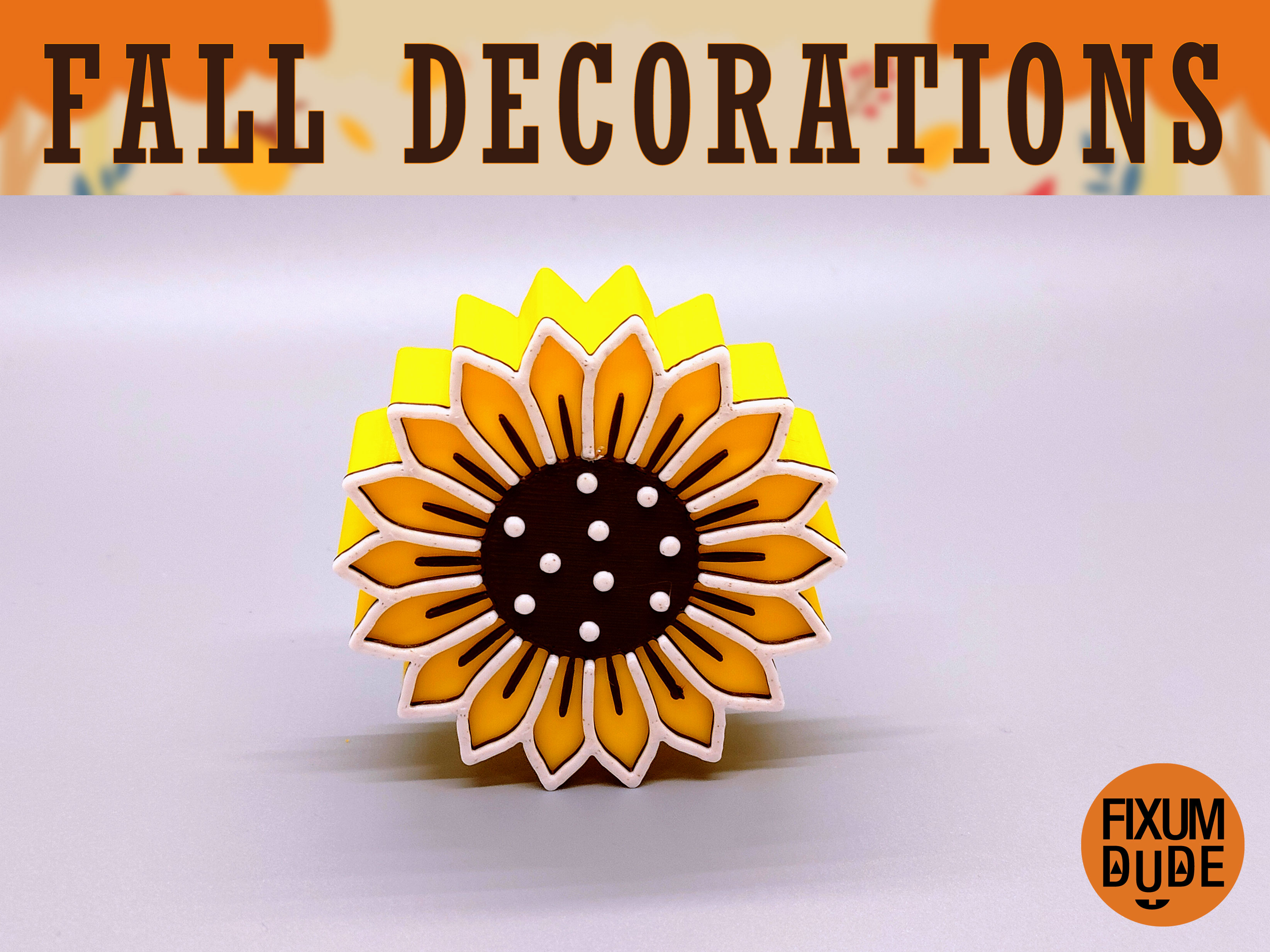 Miniatura 6 do modelo 3D Simple Fall Table Decorations