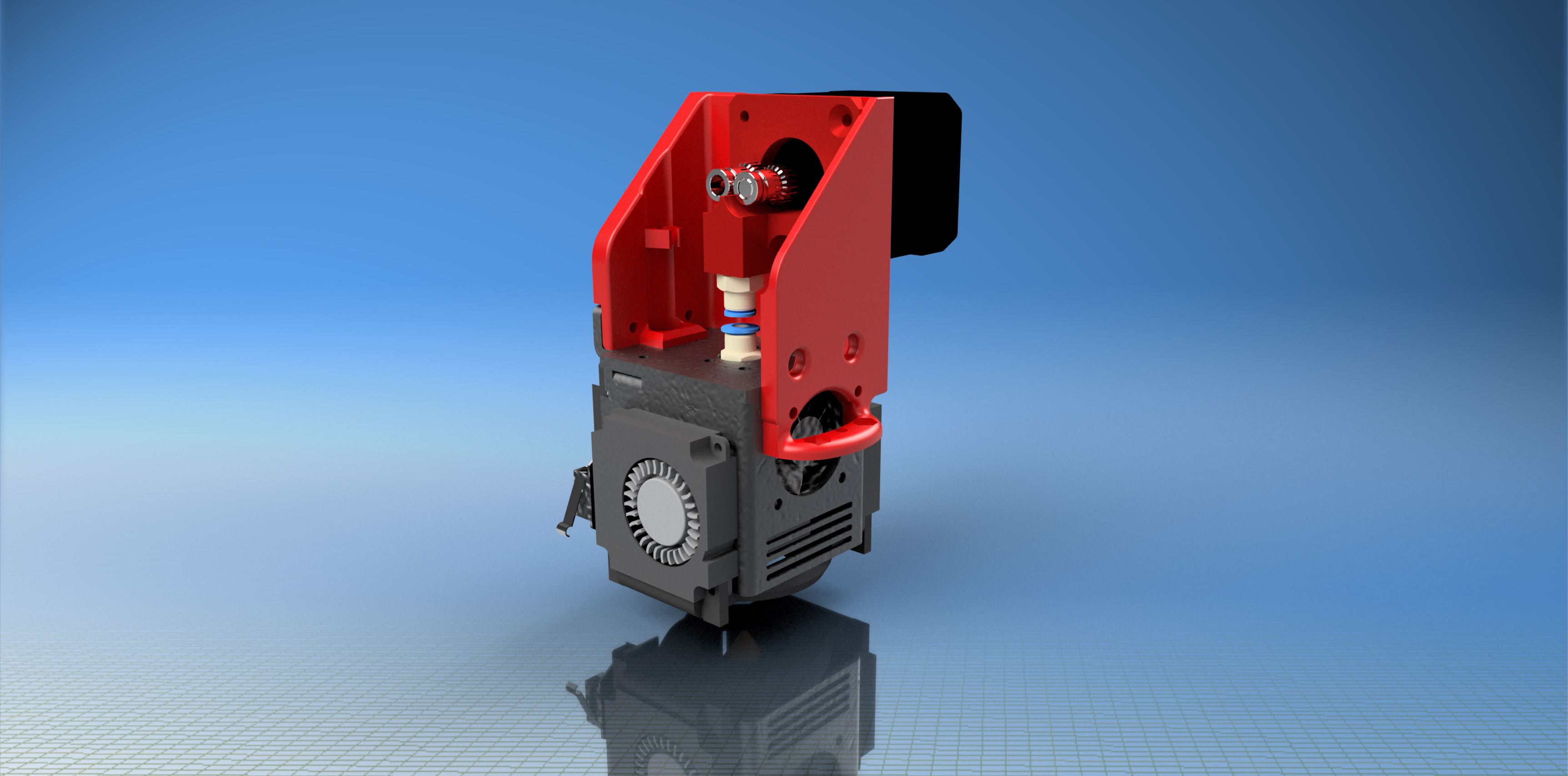 biqu b1 direct drive extruder by Justin | Download free STL model ...