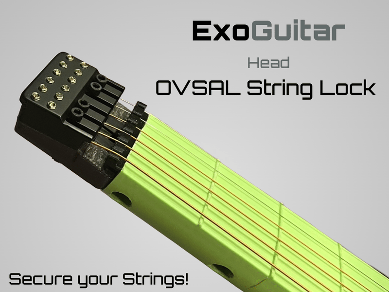 ExoGuitar - Head - Headless - OVSAL String Lock