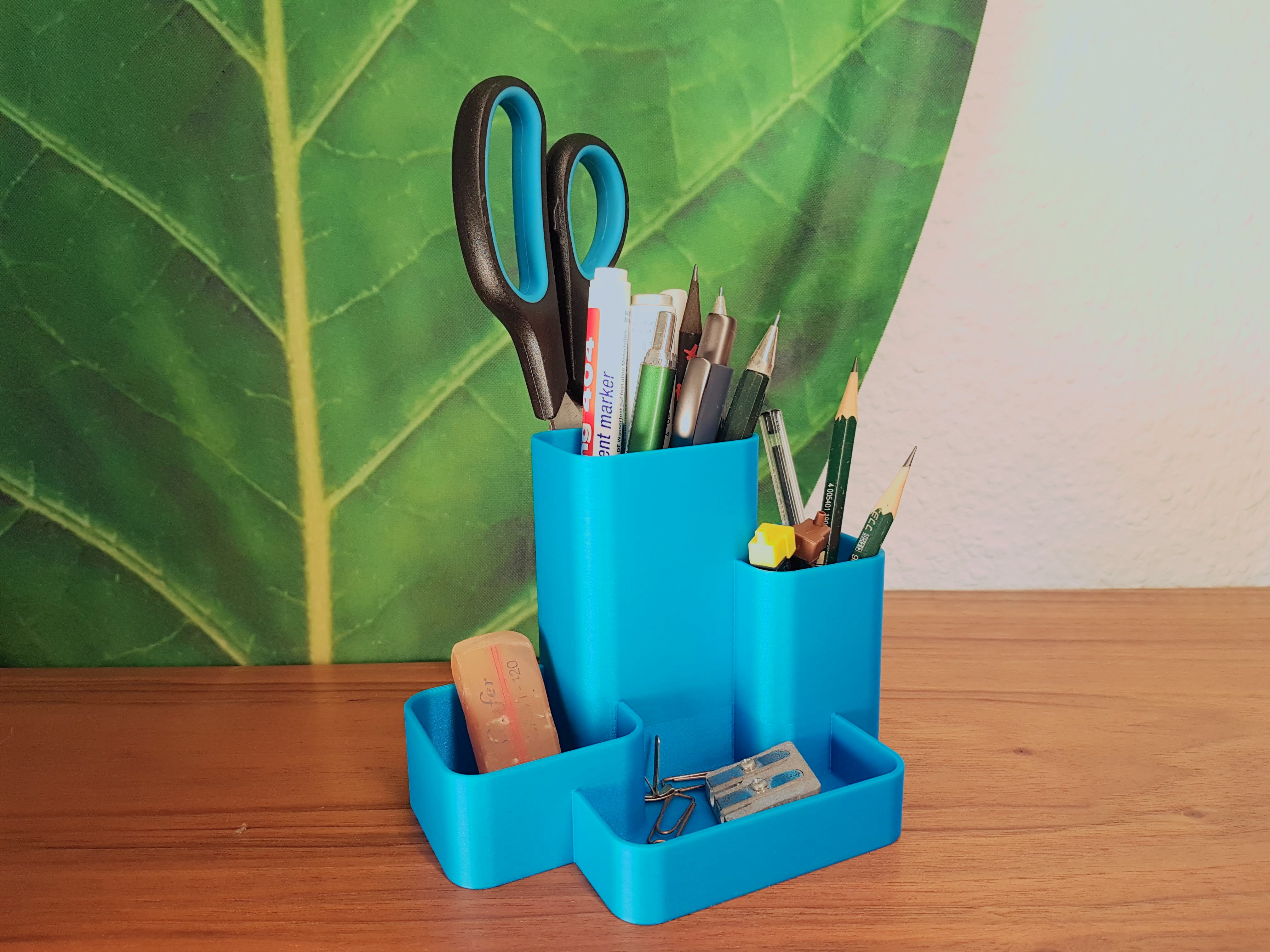 Desk Organizer, Pen Holder by Extrutim, Download free STL model
