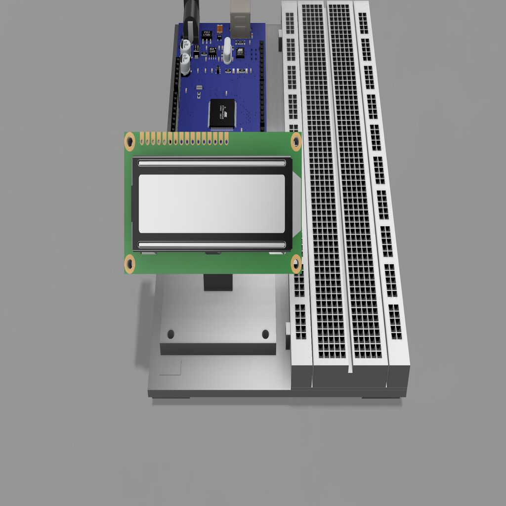1602 lcd screen holder by Stougaard print | Download free STL model ...