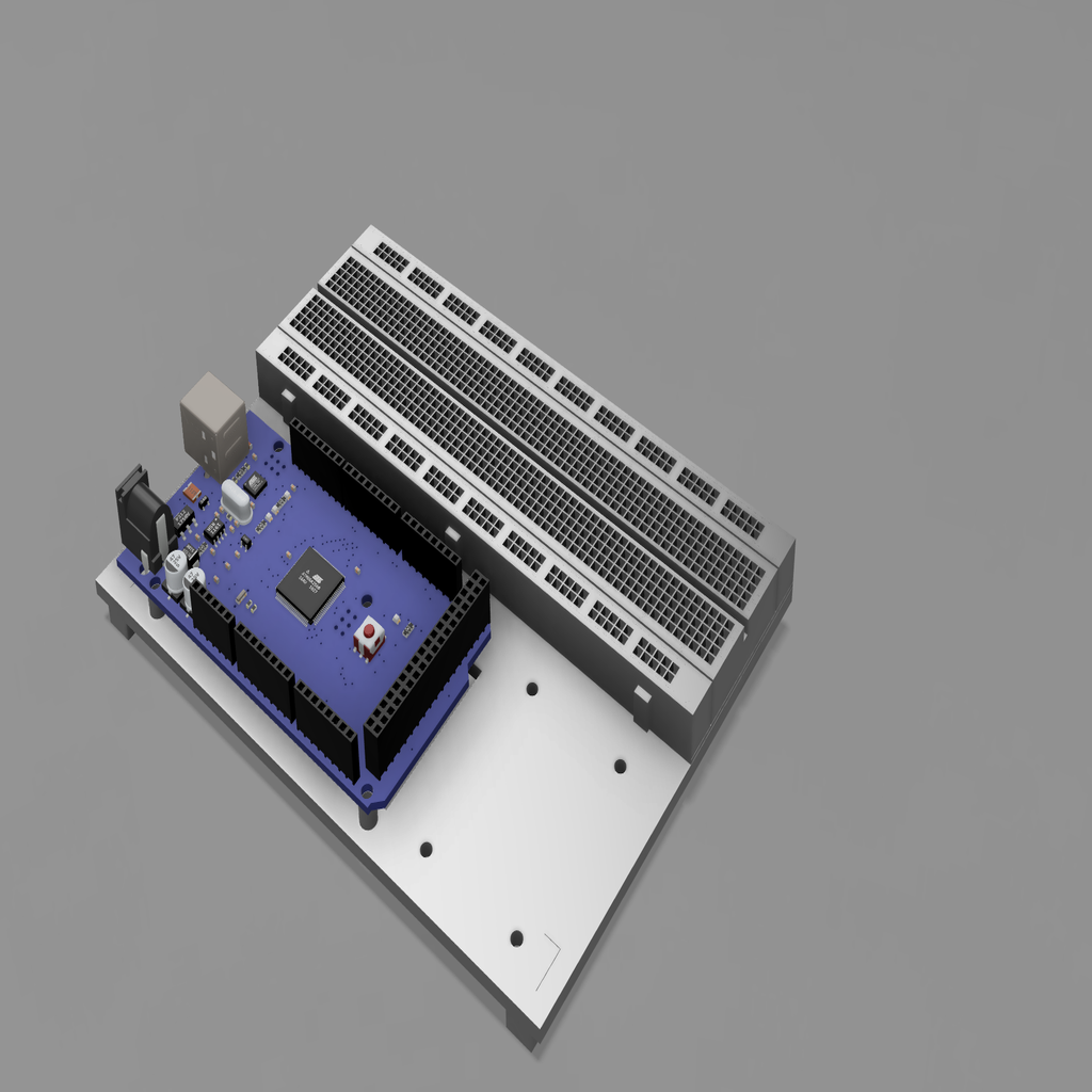 arduino mega and 60 row breadboard